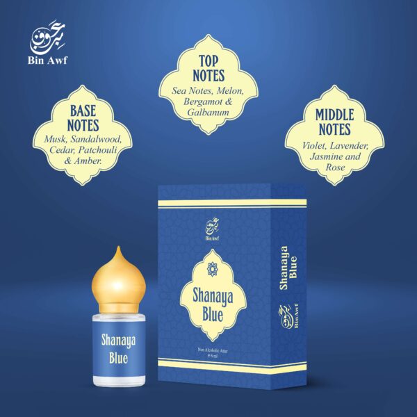 BinAwf Shanaya Blue Premium Attar