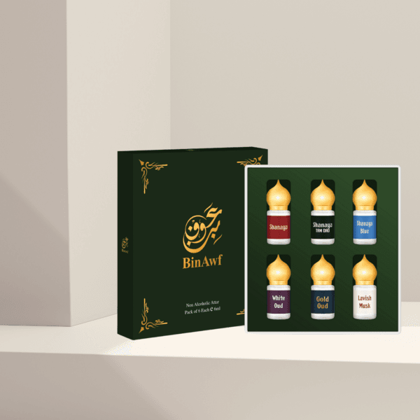 BinAwf Captivating Six Attar Combo Gift Set